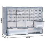 ZNTS Multi-drawer Organiser with 38 Drawers 52x16x37.5 cm 147578