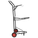 Saddle Trolley Foldable Black Steel 172503