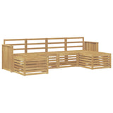 Outdoor Sofa Set 6 pcs White 249 x 122.5 x 73 cm 3392269