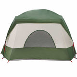Family Tent Cabin 6-Person Green Waterproof 4009555
