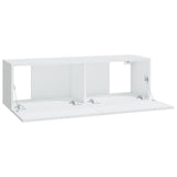 Wall TV Cabinets 4 pcs White 100x30x30 cm 3114190