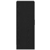 Shoe Cabinet Black Oak 60x35x92 cm Engineered Wood 862074