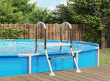 Partially in-Ground Pool Ladder 222 x 128 cm 5-Step 42032427