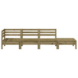 Garden Sofa 4-Seater Impregnated Wood Pine 838053