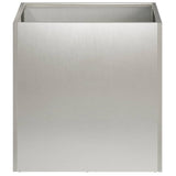 Garden Planter Silver 45 x 45 x 45 cm Stainless Steel 8004974