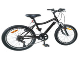 Kids Bike 20'' 6-Speed for 6-11 Years Old Black 42009564
