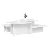 Coffee Tables 2 pcs White Engineered Wood 3216149