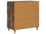 Drawer Cabinet Smoked Oak 66 x 34.5 x 90 cm Engineered Wood 894150