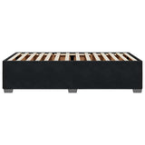 Bed Frame without Mattress Black Single Velvet 3284680