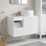 Bathroom Furniture Set 2 pcs White Engineered Wood 3404094