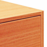 Bedside Table Wax Brown 50 x 32.5 x 24 cm Solid pine wood 873479
