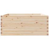 Garden Planter 110x110x49.5 cm Solid Wood Pine 3282544