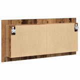 LED Mirror Cabinet Old Wood 100 x 12 x 45 cm Engineered Wood 875042