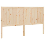 Bed Headboard 125.5x4x100 cm Solid Pine Wood 818080