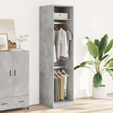 Wardrobe Concrete Grey 50x50x200 cm Engineered Wood 3307786
