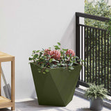 Planter Olive Green 40 x 40 x 40 cm Steel 883828