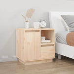 ZNTS Bedside Cabinets 2 pcs 50x34x50 cm Solid Wood Pine 814480