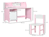 Kids Desk And Chair Set 2 PCs Childrens Table And Chair Set Multi Use Toddler Furniture with T3398P347717