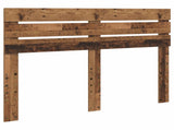 Bed Frame with Headboard Old Wood 160 x 200 cm Solid Pine Wood 3411397