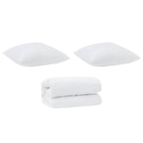 Duvet with Pillow 3 pcs White Microfibre 3378174