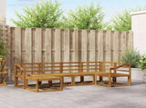 Outdoor Sofa Set 6 pcs Natural 3366652