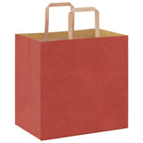 Paper Bags 250 pcs with Handles Red 26x17x25 cm 4101983