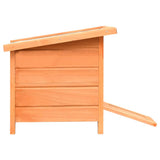 Cat House Solid Pine & Fir Wood 50x46x43.5 cm 170640