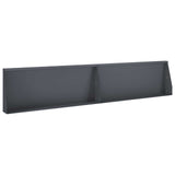 Retaining Wall 2 pcs 100 x 12 x 30 cm Steel Anthracite 8015138