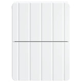 Wall-Mounted Bedside Cabinet 2 pcs White 33 x 34.5 x 43 cm 898296