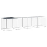 Chicken Cage with Roof Anthracite 403x98x90 cm Galvanised Steel 3189040
