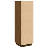 Highboard Honey Brown 38x35x117 cm Solid Wood Pine 814362