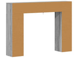 Fireplace Surround Grey Sonoma 102 x 18 x 100.5 cm 8006603
