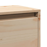 Wall Cabinets 2 pcs 100x30x35 cm Solid Wood Pine 813466