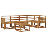 Outdoor Sofa Set 6 pcs Natural Solid Acacia Wood 3385235