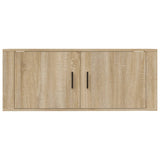 Wall Mounted TV Cabinet Sonoma Oak 100x34.5x40 cm 816635