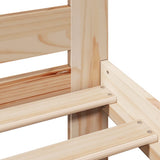 Bed Frame without Mattress 120x200 cm Solid Wood Pine 855546