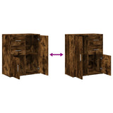 Sideboard Smoked Oak 60x31x70 cm Engineered Wood 840482