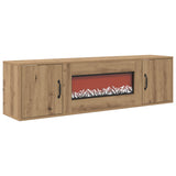 Electric Fireplace Artisan Oak 140.5 x 30 x 39 cm 8021006
