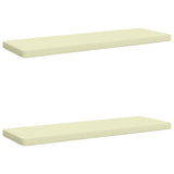 2-Piece Bench Cushions VUGHT 2 pcs 100% Polyester Cream 952015