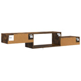 Wall-mounted TV Cabinet Wall-Mounted Smoked Oak 8005993