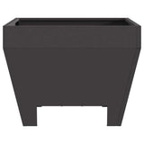Fire Pit Black 50 x 50 x 38 cm Steel 858942