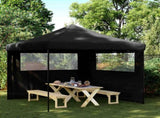 Party Tent Folding Black 292 x 292 x 315 cm Oxford Fabric 42023561