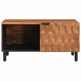 Coffee Table Brown 80 x 50 x 40 cm Solid Mango Wood 4017904