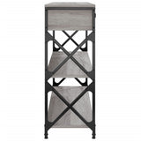 Console Table Grey Sonoma 100x28x75 cm Engineered Wood 834193