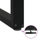 Bar Table Legs U-Shaped 2 pcs Black 40x cm Steel 4013240