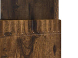 LED TV Cabinet Smoked Oak Engineered Wood 897430