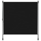 Outdoor Roller Blind Black 100 x 270 cm 42037121