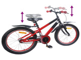 Kids Bike 22 Inches for 7-12 Years Old Red and Black 42009340