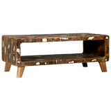 Coffee Table Multicolour 90 x 50 x 35 cm Solid Reclaim Wood 4104530
