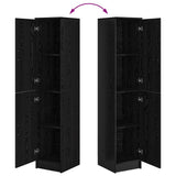Highboard Black Oak 35 x 39 x 168 cm 869331